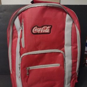Vintage Retro Coca Cola Backpack Coke *Defect On Back - See Pics*